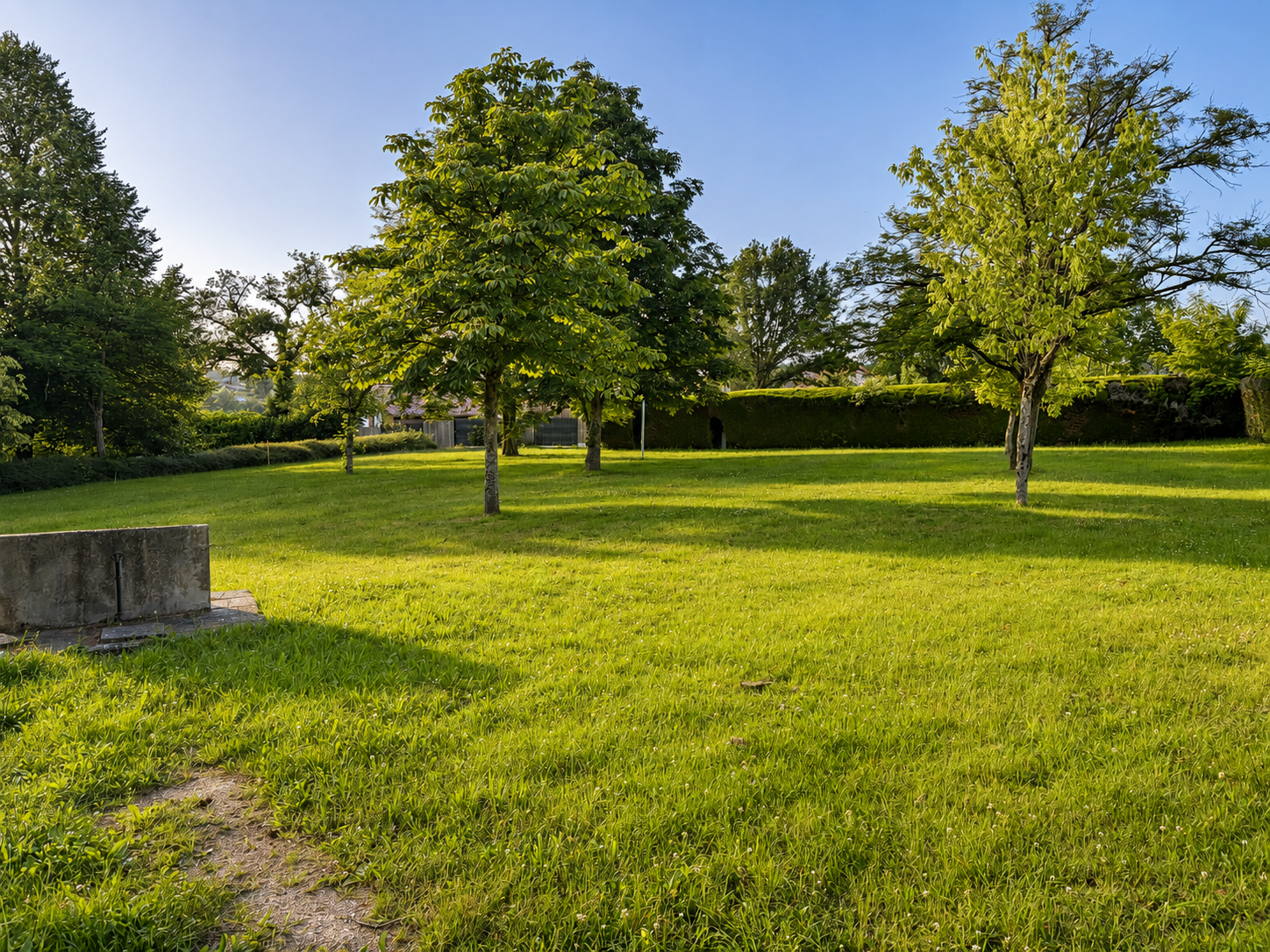 Emplacements spacieux et arborés